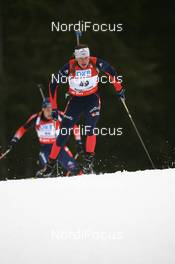 12.01.2008, Ruhpolding, Germany (GER): Julien Robert (FRA) - IBU world cup biathlon, sprint men, Ruhpolding (GER). www.nordicfocus.com. c Manzoni/NordicFocus. Every downloaded picture is fee-liable.