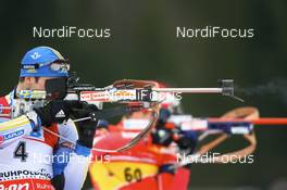 12.01.2008, Ruhpolding, Germany (GER): smoke comes out of Joergen Brink (SWE) riffle - IBU world cup biathlon, sprint men, Ruhpolding (GER). www.nordicfocus.com. c Manzoni/NordicFocus. Every downloaded picture is fee-liable.