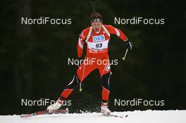 12.01.2008, Ruhpolding, Germany (GER): Simon Eder (AUT) - IBU world cup biathlon, sprint men, Ruhpolding (GER). www.nordicfocus.com. c Manzoni/NordicFocus. Every downloaded picture is fee-liable.