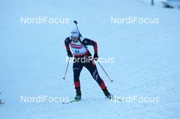 11.01.2008, Ruhpolding, Germany (GER): Julie Carraz (FRA) - IBU world cup biathlon, sprint women, Ruhpolding (GER). www.nordicfocus.com. c Manzoni/NordicFocus. Every downloaded picture is fee-liable.