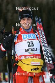 20.01.2008, Antholz, Italy (ITA): Simon Hallenbarter (SUI) - IBU World Cup biathlon, mass men - Antholz (ITA). www.nordicfocus.com. c Manzoni/NordicFocus. Every downloaded picture is fee-liable.
