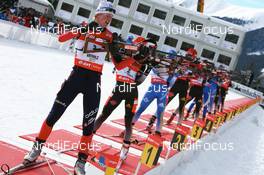 20.01.2008, Antholz, Italy (ITA): Sandrine Bailly (FRA) - IBU World Cup biathlon, mass women - Antholz (ITA). www.nordicfocus.com. c Manzoni/NordicFocus. Every downloaded picture is fee-liable.