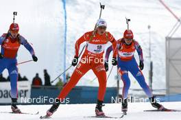 20.01.2008, Antholz, Italy (ITA): Solveig Rogstad (NOR) - IBU World Cup biathlon, mass women - Antholz (ITA). www.nordicfocus.com. c Manzoni/NordicFocus. Every downloaded picture is fee-liable.