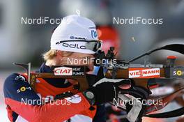 20.01.2008, Antholz, Italy (ITA): Sandrine Bailly (FRA) - IBU World Cup biathlon, mass women - Antholz (ITA). www.nordicfocus.com. c Manzoni/NordicFocus. Every downloaded picture is fee-liable.