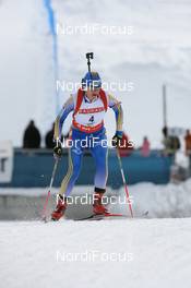 19.01.2008, Antholz, Italy (ITA): Anna Carin Olofsson (SWE) - IBU World Cup biathlon, pursuit women - Antholz (ITA). www.nordicfocus.com. c Manzoni/NordicFocus. Every downloaded picture is fee-liable.