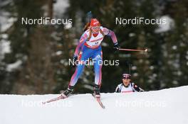 19.01.2008, Antholz, Italy (ITA): Iana Romanova (RUS) - IBU World Cup biathlon, pursuit women - Antholz (ITA). www.nordicfocus.com. c Manzoni/NordicFocus. Every downloaded picture is fee-liable.