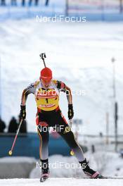 19.01.2008, Antholz, Italy (ITA): Kati Wilhelm (GER) - IBU World Cup biathlon, pursuit women - Antholz (ITA). www.nordicfocus.com. c Manzoni/NordicFocus. Every downloaded picture is fee-liable.