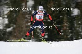19.01.2008, Antholz, Italy (ITA): Julie Carraz (FRA) - IBU World Cup biathlon, pursuit women - Antholz (ITA). www.nordicfocus.com. c Manzoni/NordicFocus. Every downloaded picture is fee-liable.