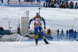 19.01.2008, Antholz, Italy (ITA): Oksana Khvostenko (UKR) - IBU World Cup biathlon, pursuit women - Antholz (ITA). www.nordicfocus.com. c Manzoni/NordicFocus. Every downloaded picture is fee-liable.