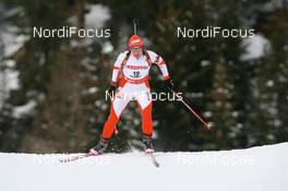 19.01.2008, Antholz, Italy (ITA): Eveli Saue (EST) - IBU World Cup biathlon, pursuit women - Antholz (ITA). www.nordicfocus.com. c Manzoni/NordicFocus. Every downloaded picture is fee-liable.