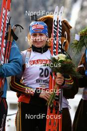 19.01.2008, Antholz, Italy (ITA): Martina Glagow (GER) - IBU World Cup biathlon, pursuit women - Antholz (ITA). www.nordicfocus.com. c Manzoni/NordicFocus. Every downloaded picture is fee-liable.