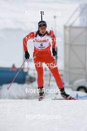 19.01.2008, Antholz, Italy (ITA): Ann Kristin Flatland (NOR) - IBU World Cup biathlon, pursuit women - Antholz (ITA). www.nordicfocus.com. c Manzoni/NordicFocus. Every downloaded picture is fee-liable.