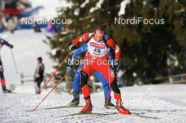 18.01.2008, Antholz, Italy (ITA): Daniel Mesotitsch (AUT) - IBU World Cup biathlon, sprint men - Antholz (ITA). www.nordicfocus.com. c Manzoni/NordicFocus. Every downloaded picture is fee-liable.