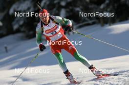 18.01.2008, Antholz, Italy (ITA): Sergey Novikov (BLR) - IBU World Cup biathlon, sprint men - Antholz (ITA). www.nordicfocus.com. c Manzoni/NordicFocus. Every downloaded picture is fee-liable.