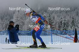 17.01.2008, Antholz, Italy (ITA): Oksana Khvostenko (UKR) - IBU World Cup biathlon, sprint women - Antholz (ITA). www.nordicfocus.com. c Manzoni/NordicFocus. Every downloaded picture is fee-liable.