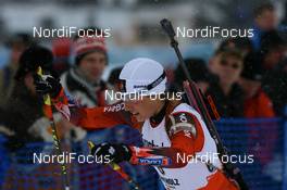 17.01.2008, Antholz, Italy (ITA): Zina Kocher (CAN) - IBU World Cup biathlon, sprint women - Antholz (ITA). www.nordicfocus.com. c Manzoni/NordicFocus. Every downloaded picture is fee-liable.