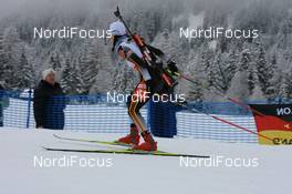 17.01.2008, Antholz, Italy (ITA): Kathrin Hitzer (GER) - IBU World Cup biathlon, sprint women - Antholz (ITA). www.nordicfocus.com. c Manzoni/NordicFocus. Every downloaded picture is fee-liable.