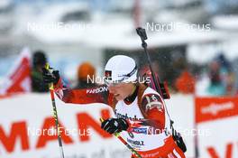 17.01.2008, Antholz, Italy (ITA): Zina Kocher (CAN) - IBU World Cup biathlon, sprint women - Antholz (ITA). www.nordicfocus.com. c Manzoni/NordicFocus. Every downloaded picture is fee-liable.