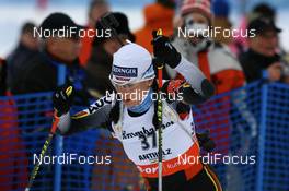 17.01.2008, Antholz, Italy (ITA): Kathrin Hitzer (GER) - IBU World Cup biathlon, sprint women - Antholz (ITA). www.nordicfocus.com. c Manzoni/NordicFocus. Every downloaded picture is fee-liable.