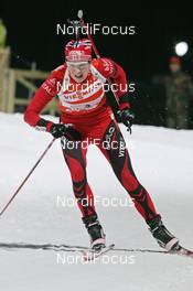 02.03.2008, Pyeong Chang, Korea (KOR): Ann Kristin Flatland (NOR)  - IBU World Cup biathlon, mixed relay - Pyeong Chang (KOR). www.nordicfocus.com. c Hemmersbach/NordicFocus. Every downloaded picture is fee-liable.