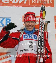 29.02.2008, Pyeong Chang, Korea (KOR): Halvard Hanevold (NOR)  - IBU World Cup biathlon, pursuit men - Pyeong Chang (KOR). www.nordicfocus.com. c Hemmersbach/NordicFocus. Every downloaded picture is fee-liable.