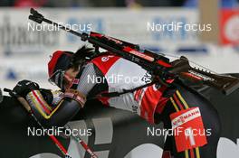 01.03.2008, Pyeong Chang, Korea (KOR): Magdalena Neuner (GER)  - IBU World Cup biathlon, pursuit women - Pyeong Chang (KOR). www.nordicfocus.com. c Hemmersbach/NordicFocus. Every downloaded picture is fee-liable.