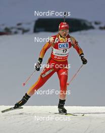 28.02.2008, Pyeong Chang, Korea (KOR): Yingchao Kong (CHN)  - IBU World Cup biathlon, sprint women - Pyeong Chang (KOR). www.nordicfocus.com. c Hemmersbach/NordicFocus. Every downloaded picture is fee-liable.