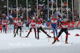 08.03.2008, Khanty Mansiysk, Russia (RUS): Group, front: Vincent Defrasne (FRA)  - IBU World Cup biathlon, pursuit men - Khanty Mansiysk (RUS). www.nordicfocus.com. c Hemmersbach/NordicFocus. Every downloaded picture is fee-liable.