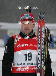 08.03.2008, Khanty Mansiysk, Russia (RUS): Tomasz Sikora (POL)  - IBU World Cup biathlon, pursuit men - Khanty Mansiysk (RUS). www.nordicfocus.com. c Hemmersbach/NordicFocus. Every downloaded picture is fee-liable.