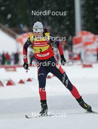 08.03.2008, Khanty Mansiysk, Russia (RUS): Sandrine Bailly (FRA)  - IBU World Cup biathlon, pursuit women - Khanty Mansiysk (RUS). www.nordicfocus.com. c Hemmersbach/NordicFocus. Every downloaded picture is fee-liable.