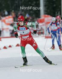 08.03.2008, Khanty Mansiysk, Russia (RUS): Darya Domracheva (BLR)  - IBU World Cup biathlon, pursuit women - Khanty Mansiysk (RUS). www.nordicfocus.com. c Hemmersbach/NordicFocus. Every downloaded picture is fee-liable.
