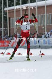 06.03.2008, Khanty Mansiysk, Russia (RUS): Hans Martin Gjedrem (NOR)  - IBU World Cup biathlon, sprint men - Khanty Mansiysk (RUS). www.nordicfocus.com. c Hemmersbach/NordicFocus. Every downloaded picture is fee-liable.