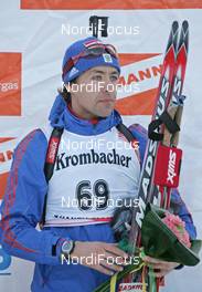 06.03.2008, Khanty Mansiysk, Russia (RUS): Andreij Makoveev (RUS) - IBU World Cup biathlon, sprint men - Khanty Mansiysk (RUS). www.nordicfocus.com. c Hemmersbach/NordicFocus. Every downloaded picture is fee-liable.