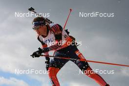 15.03.2008, Holmenkollen, Norway (NOR): Tim Burke (USA) - IBU World Cup biathlon, pursuit men, Holmenkollen (NOR). www.nordicfocus.com. c Manzoni/NordicFocus. Every downloaded picture is fee-liable.