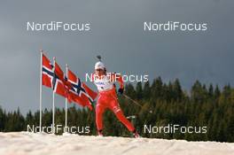 15.03.2008, Holmenkollen, Norway (NOR): Frode Andresen (NOR) - IBU World Cup biathlon, pursuit men, Holmenkollen (NOR). www.nordicfocus.com. c Manzoni/NordicFocus. Every downloaded picture is fee-liable.