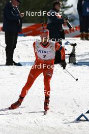 15.03.2008, Holmenkollen, Norway (NOR): Stian Eckhoff (NOR) - IBU World Cup biathlon, pursuit men, Holmenkollen (NOR). www.nordicfocus.com. c Manzoni/NordicFocus. Every downloaded picture is fee-liable.