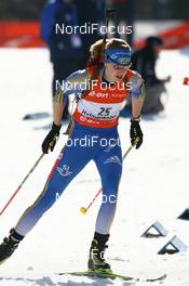 15.03.2008, Holmenkollen, Norway (NOR): Helena Jonsson (SWE) - IBU World Cup biathlon, pursuit women, Holmenkollen (NOR). www.nordicfocus.com. c Manzoni/NordicFocus. Every downloaded picture is fee-liable.