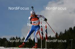15.03.2008, Holmenkollen, Norway (NOR): Teja Gregorin (SLO) - IBU World Cup biathlon, pursuit women, Holmenkollen (NOR). www.nordicfocus.com. c Manzoni/NordicFocus. Every downloaded picture is fee-liable.