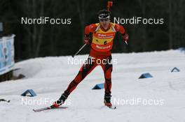 13.03.2008, Holmenkollen, Norway (NOR): Ole Einar Bjoerndalen (NOR) - IBU World Cup biathlon, sprint men, Holmenkollen (NOR). www.nordicfocus.com. c Manzoni/NordicFocus. Every downloaded picture is fee-liable.