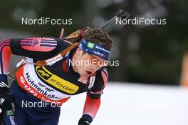 13.03.2008, Holmenkollen, Norway (NOR): Tim Burke (USA) - IBU World Cup biathlon, sprint men, Holmenkollen (NOR). www.nordicfocus.com. c Manzoni/NordicFocus. Every downloaded picture is fee-liable.