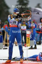 13.03.2008, Holmenkollen, Norway (NOR): Mattias Jr. Nilsson (SWE) - IBU World Cup biathlon, sprint men, Holmenkollen (NOR). www.nordicfocus.com. c Manzoni/NordicFocus. Every downloaded picture is fee-liable.