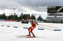 13.03.2008, Holmenkollen, Norway (NOR): Thomas Frei (SUI) - IBU World Cup biathlon, sprint men, Holmenkollen (NOR). www.nordicfocus.com. c Manzoni/NordicFocus. Every downloaded picture is fee-liable.