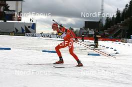 13.03.2008, Holmenkollen, Norway (NOR): Lars Berger (NOR) - IBU World Cup biathlon, sprint men, Holmenkollen (NOR). www.nordicfocus.com. c Manzoni/NordicFocus. Every downloaded picture is fee-liable.