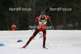 13.03.2008, Holmenkollen, Norway (NOR): Alexander Os (NOR) - IBU World Cup biathlon, sprint men, Holmenkollen (NOR). www.nordicfocus.com. c Manzoni/NordicFocus. Every downloaded picture is fee-liable.