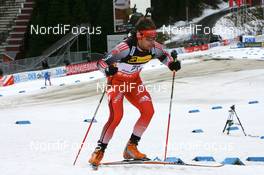 13.03.2008, Holmenkollen, Norway (NOR): Claudio Boeckli (SUI) - IBU World Cup biathlon, sprint men, Holmenkollen (NOR). www.nordicfocus.com. c Manzoni/NordicFocus. Every downloaded picture is fee-liable.