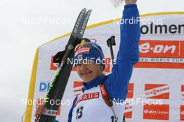 13.03.2008, Holmenkollen, Norway (NOR): Ekaterina Iourieva (RUS) - IBU World Cup biathlon, sprint women, Holmenkollen (NOR). www.nordicfocus.com. c Manzoni/NordicFocus. Every downloaded picture is fee-liable.