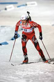 14.02.2008, Oestersund, Sweden (SWE): Halvard Hanevold (NOR) - IBU World Championchip of Biathlon, individual men - Oestersund (SWE). www.nordicfocus.com. c Manzoni/NordicFocus. Every downloaded picture is fee-liable.