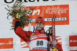 14.02.2008, Oestersund, Sweden (SWE): Emil Hegle Svendsen (NOR) - IBU World Championchip of Biathlon, individual men - Oestersund (SWE). www.nordicfocus.com. c Manzoni/NordicFocus. Every downloaded picture is fee-liable.