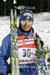 14.02.2008, Oestersund, Sweden (SWE): Christian de Lorenzi (ITA) - IBU World Championchip of Biathlon, individual men - Oestersund (SWE). www.nordicfocus.com. c Furtner/NordicFocus. Every downloaded picture is fee-liable.