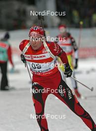 14.02.2008, Oestersund, Sweden (SWE): Emil Hegle Svendsen (NOR)  - IBU World Championchip of Biathlon, individual men - Oestersund (SWE). www.nordicfocus.com. c Hemmersbach/NordicFocus. Every downloaded picture is fee-liable.